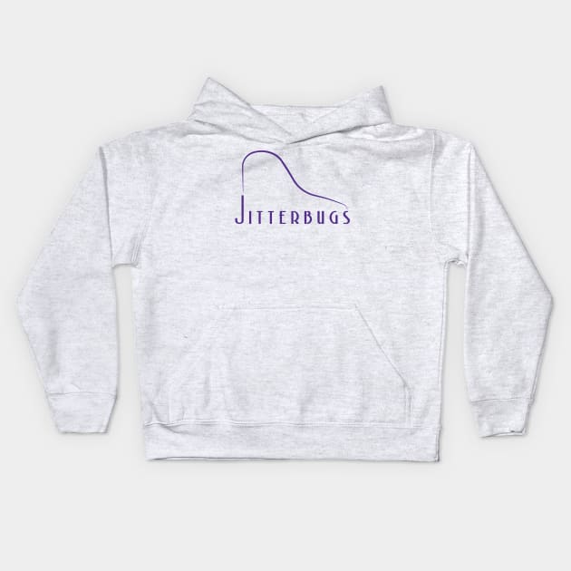 Jitterbugs Kids Hoodie by fenixlaw